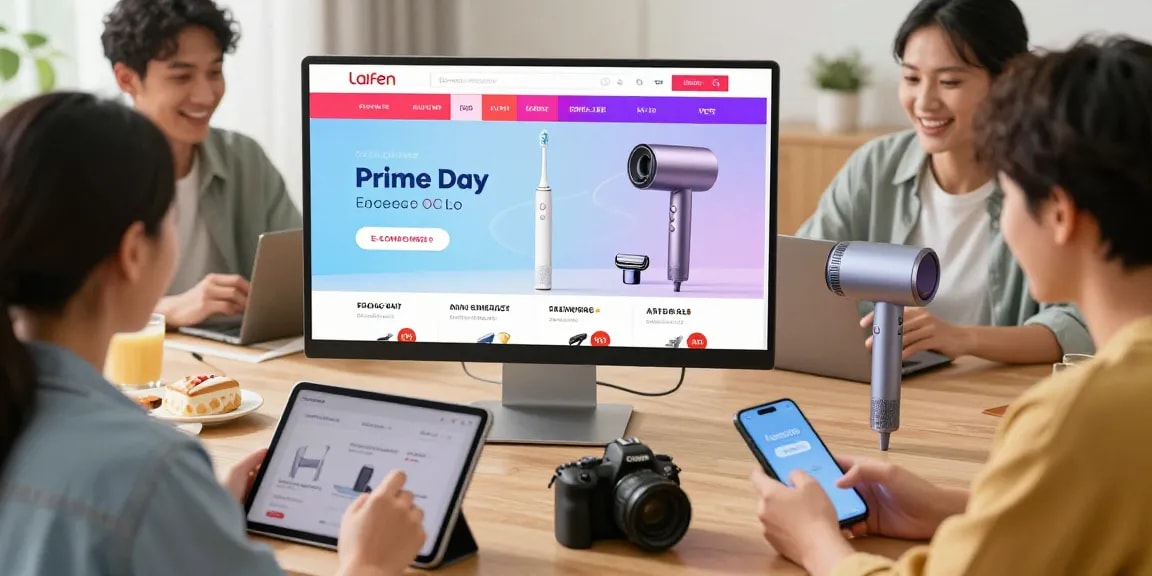 Laifen Deutschland Prime Day Sale – Erleben Sie große Rabatte auf elektrische Zahnbürsten und Haartrockner.