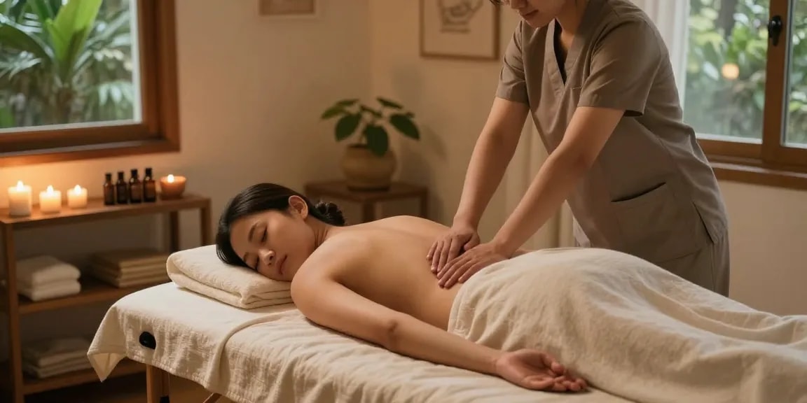 Experience premium 광명출장안마 in a serene home setting with expert massage techniques.