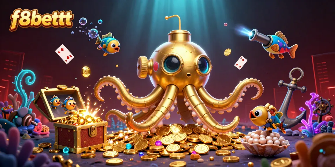 Experience the allure of f8bettt with an exciting underwater casino scene brimming with treasures and action.