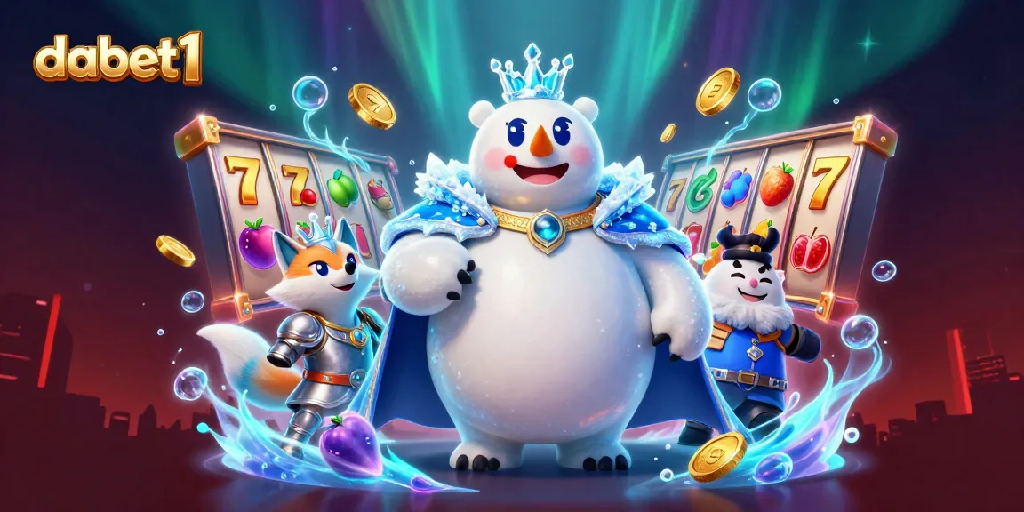 dabet1 invites players to enjoy the thrill of spinning slot reels against a vibrant backdrop.