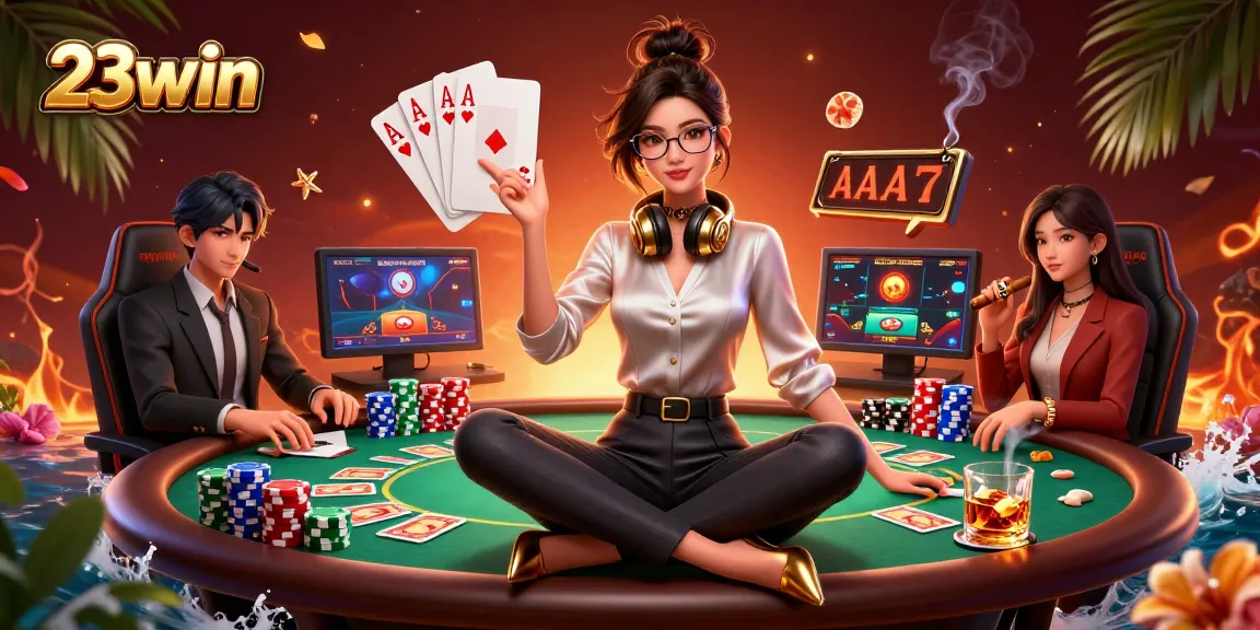 Experience thrilling casino excitement with 23win featuring dynamic poker action and elegant gaming setups.
