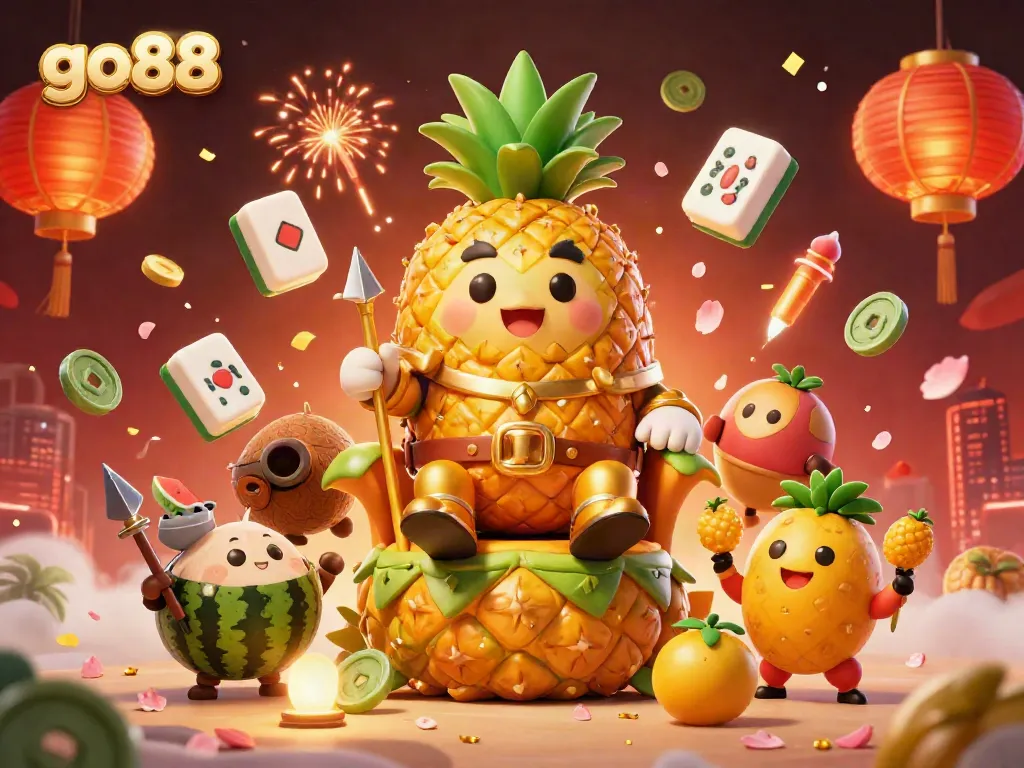 Experience exciting gameplay at go88 with vibrant characters and casino elements.