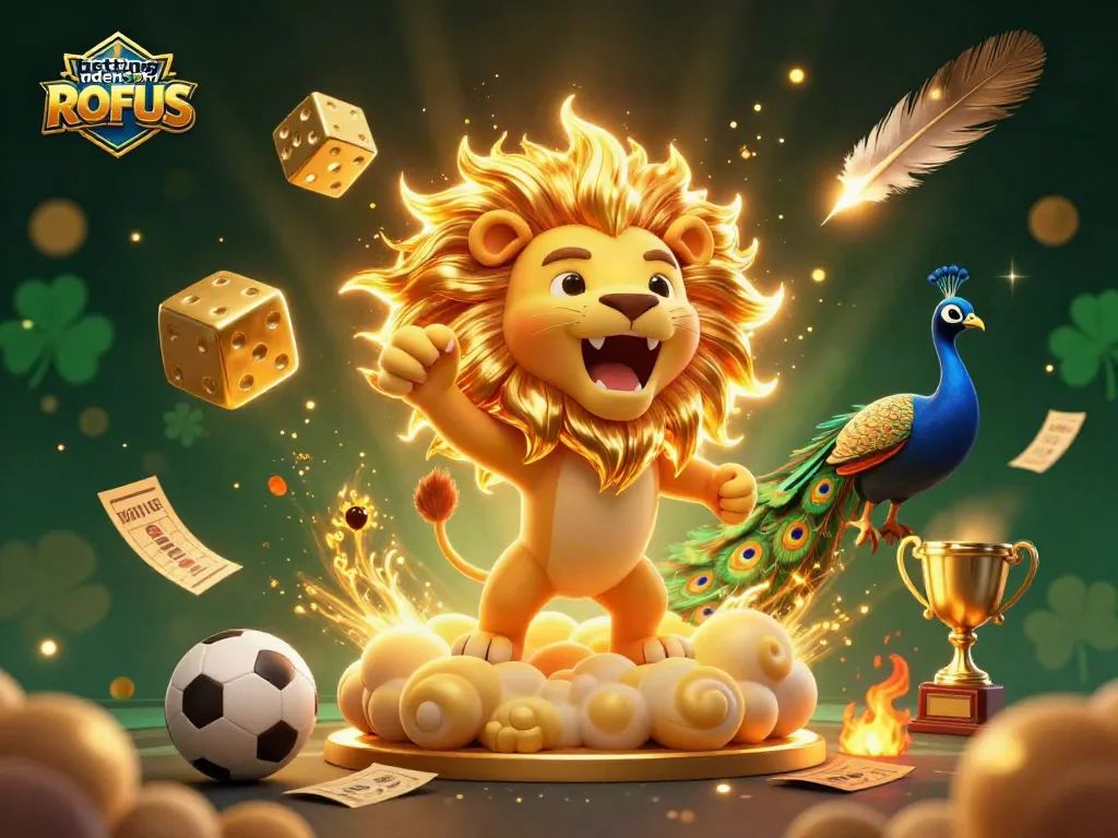 Experience engaging betting uden om ROFUS with our dynamic 3D illustration of thrilling sports action.