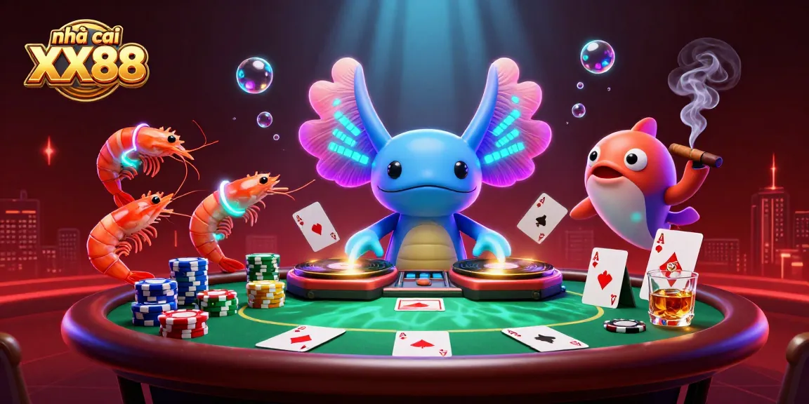 Join the excitement of nhà cái XX88 with vibrant 3D element action featuring poker games.