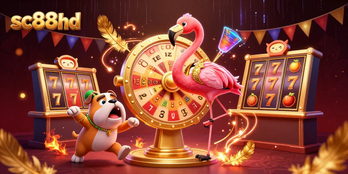 Engage with the thrilling world of sc88hd casino gaming featuring vibrant characters and dazzling prize elements.