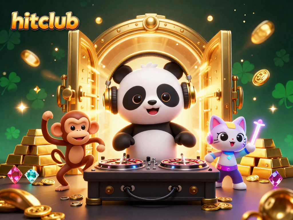 Play exciting games at hitclub while enjoying vibrant 3D casino illustrations full of action and rewards.