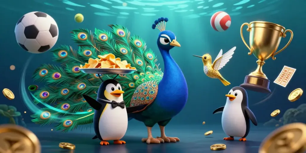 Experience the excitement of tx88 gaming with colorful characters and dynamic casino elements.