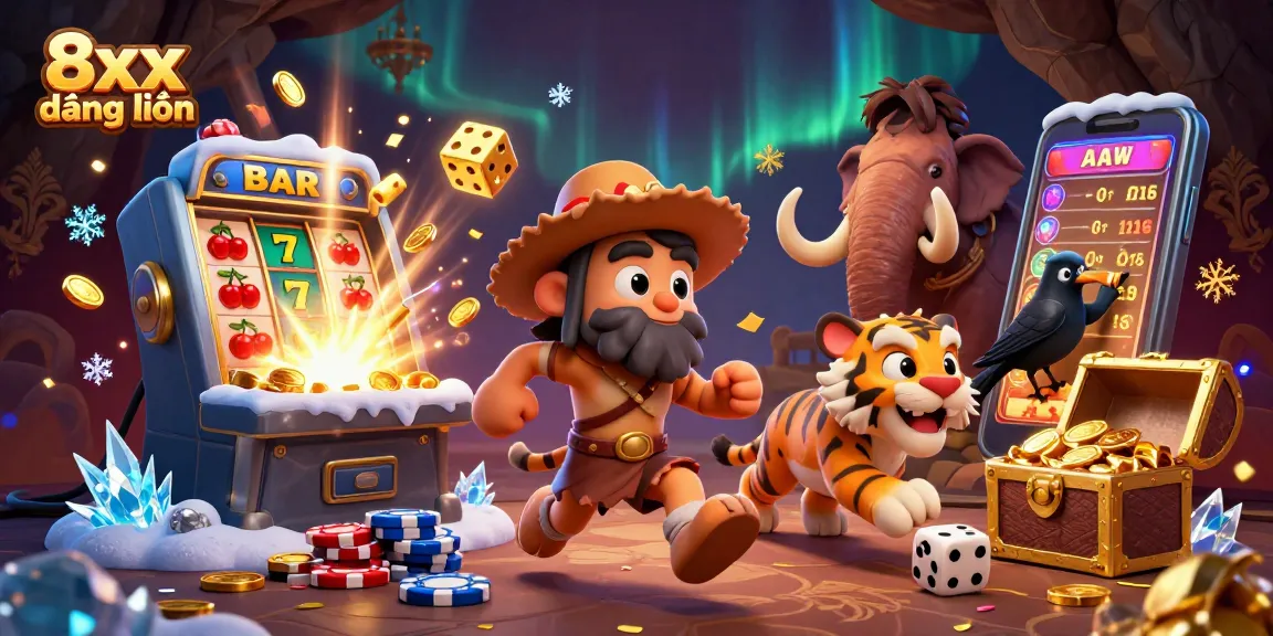 Spin jackpots and roll dice at 8xx đăng nhập in an exciting prehistoric casino scene!