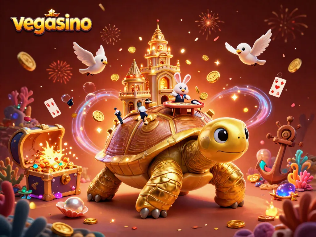 Engage in gaming excitement at vegasino, where a tortoise casino hosts thrilling card games.