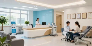 Hair transplant Istanbul consultation in a welcoming medical clinic with patient care focus.
