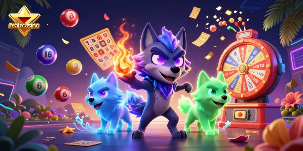 Realzcasino beeindruckt mit einem grafisch inszenierten Spiel mit Geistern und Lotterieelementen.