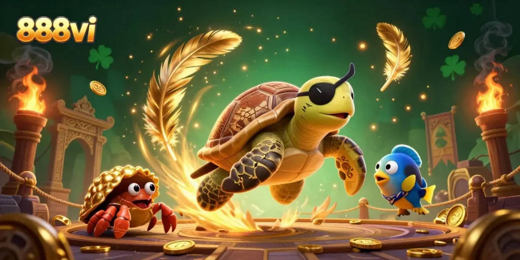 Engage with thrilling gameplay at 888vi as characters explore riches beneath the waves.